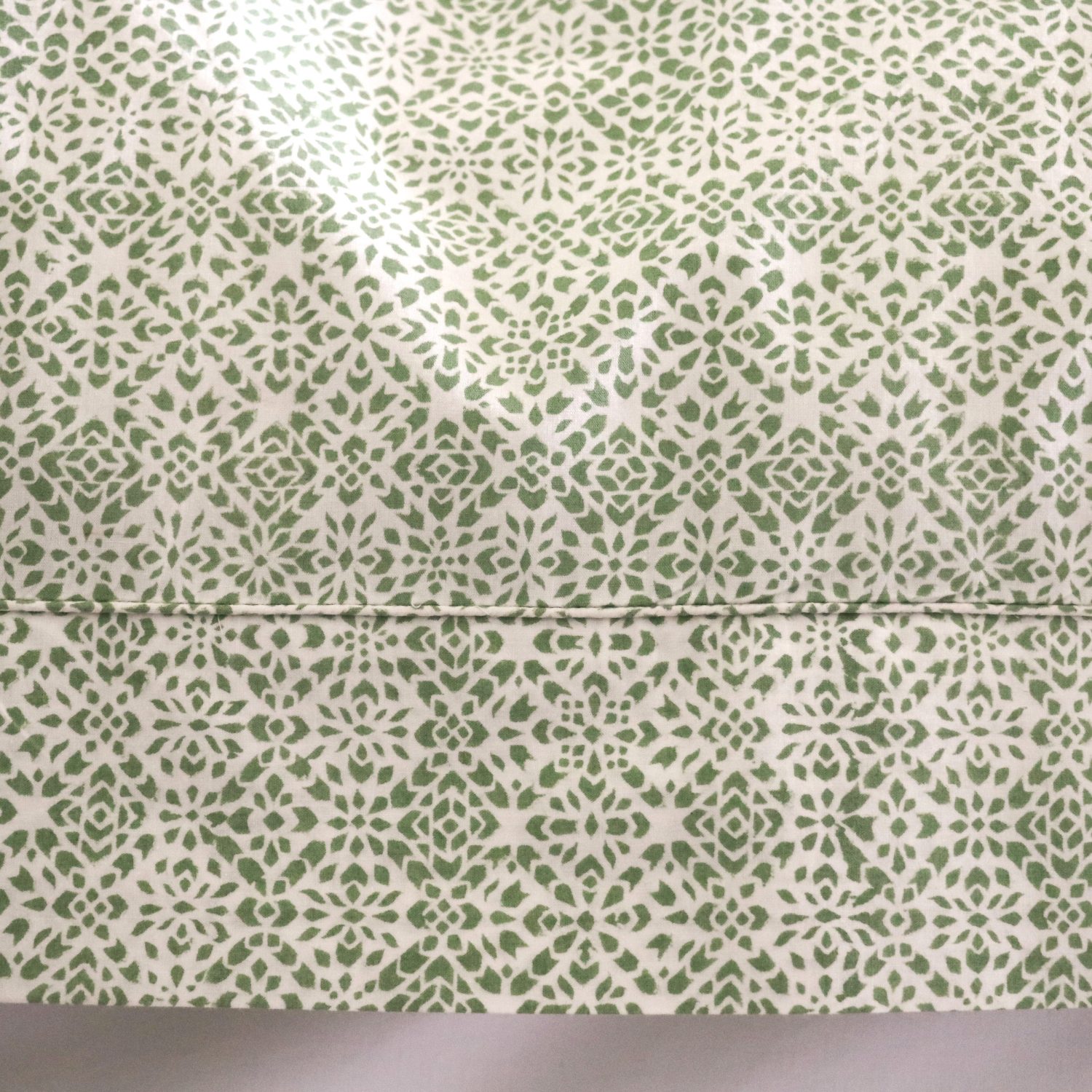 shenouk, block print, indian block print, English block print, online shopping block print, exclusive block print design, block print duvet covers, block print bedding, Kiki design, green duvets