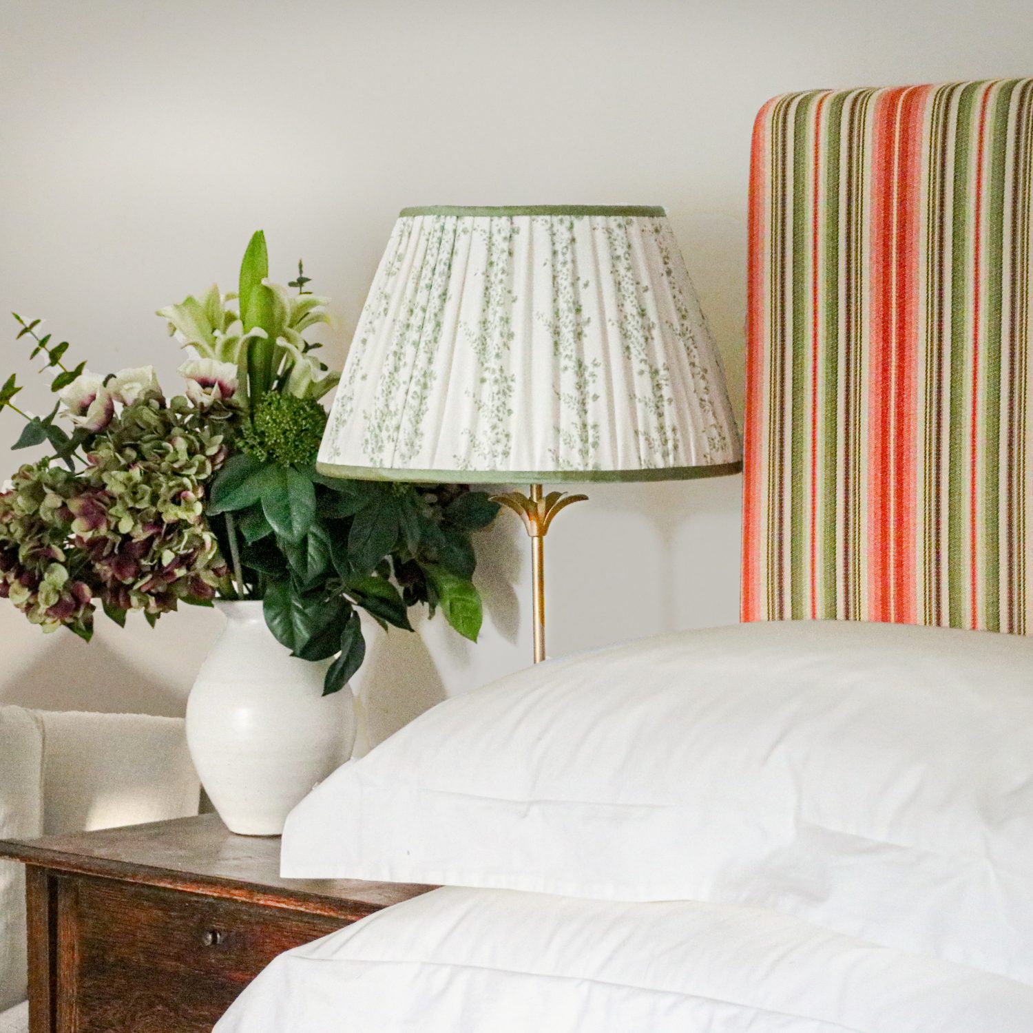 block print, block print lampshades, English interiors, English lampshades, gathered lampshades, indian textiles, country house decor, online shopping uk, online block print uk, block print lampshades, indian block print lampshade, luxury lighting