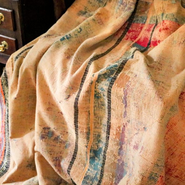 kantha, vintage kantha, vintage fabrics, indian textiles, block print, online shopping uk Kantha, Bengali blankets, block print blanket, block print throw