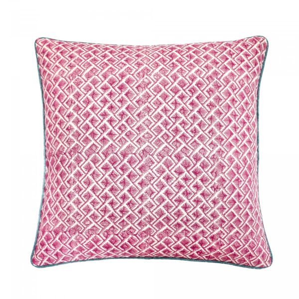 cushions, Ulrika, block print cushions, shenouk, luxury cushions, uk block print, online shopping block print, handmade cushions, pink cushions, sofa cushions, bedroom cushions