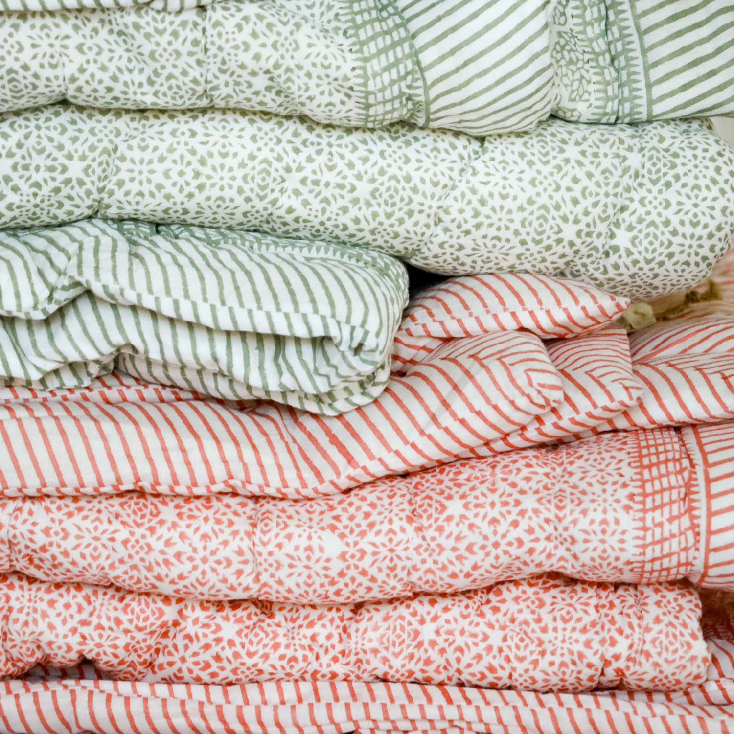 Block print quilts, block print lampshades, shenouk, bedroom decor, English block print, indian block print, indian textiles, quilts, lampshades, gathered lampshades, online shopping block print, online shopping homewares, online home fabrics, home fabrics, blue quilts, blue cushions, bedroom decor, teal quilt, aqua quilt, linen lampshades, luxury bed linen, uk quilts, uk lampshades