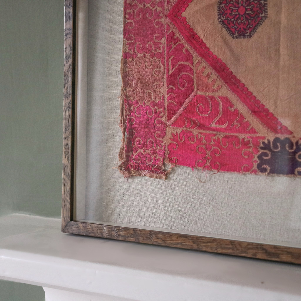 Goose Pond Vintage Framed Textile. Indian block print fabric. Block print fabric. Vintage indian textiles. Goose Pond Vintage Framed Textile. Indian block print fabric. Block print fabric. Vintage indian textiles.