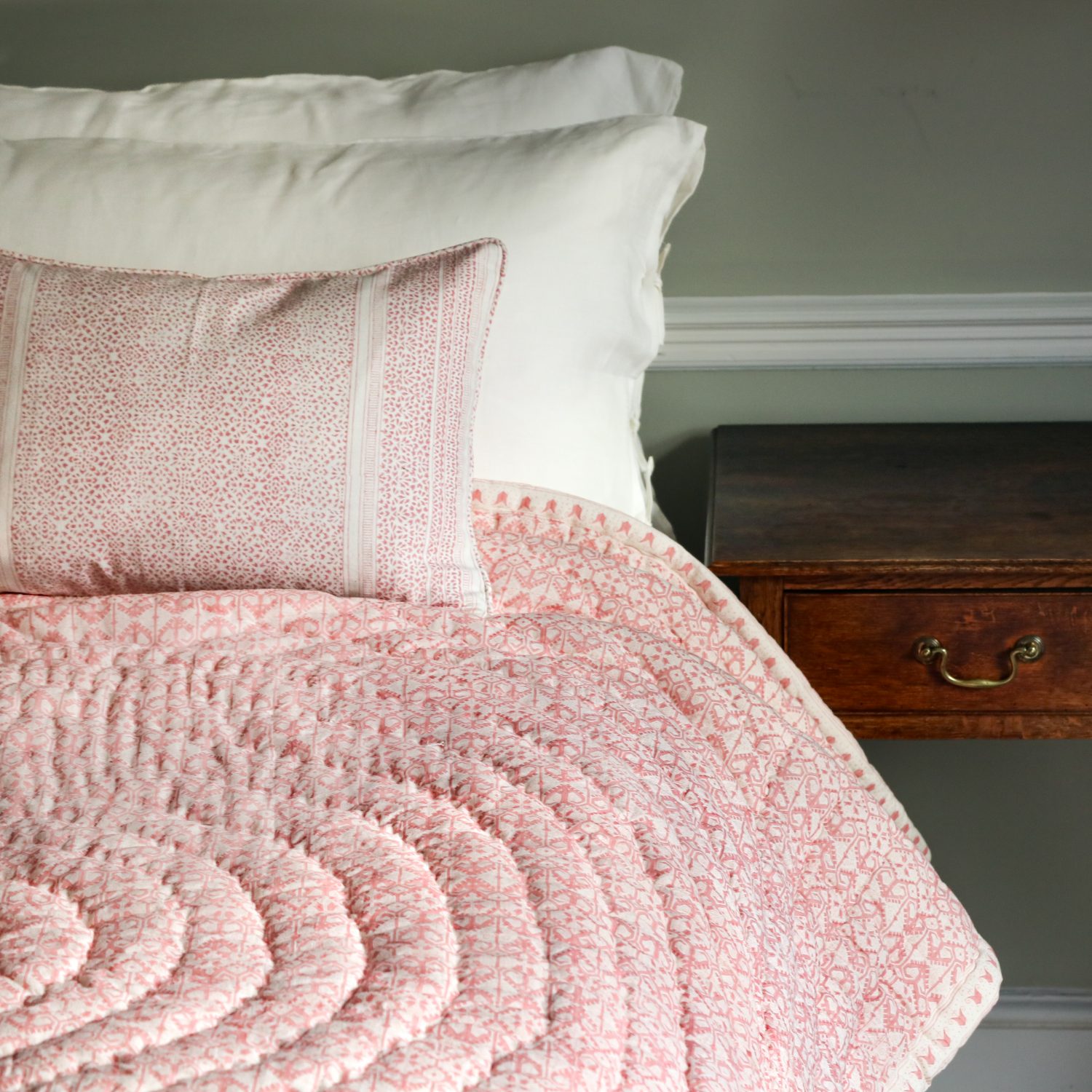 Block print quilts, block print lampshades, shenouk, bedroom decor, English block print, indian block print, indian textiles, quilts, lampshades, gathered lampshades, online shopping block print, online shopping homewares, online home fabrics, home fabrics, blue quilts, blue cushions, bedroom decor, teal quilt, aqua quilt, linen lampshades, luxury bed linen, uk quilts, uk lampshades