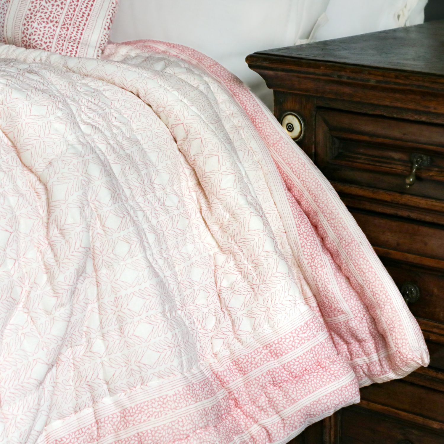 Block print quilts, block print lampshades, shenouk, bedroom decor, English block print, indian block print, indian textiles, quilts, lampshades, gathered lampshades, online shopping block print, online shopping homewares, online home fabrics, home fabrics, blue quilts, blue cushions, bedroom decor, teal quilt, aqua quilt, linen lampshades, luxury bed linen, uk quilts, uk lampshades, block print cushions, cushions, bedroom cushions