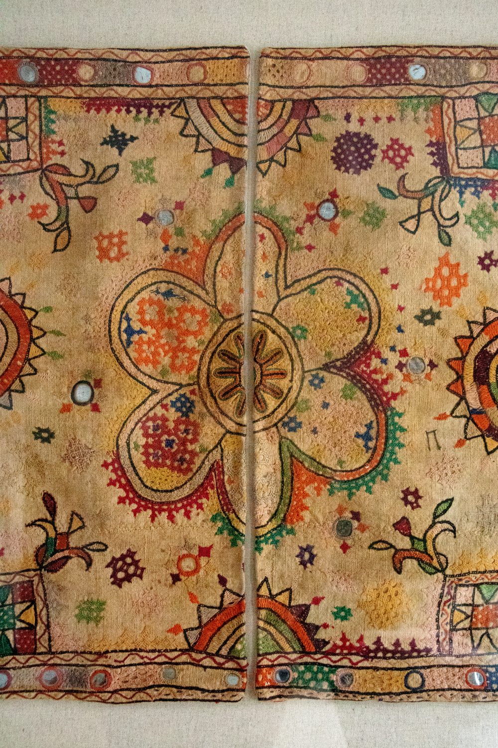 framed textiles, framed fabric, shenouk, indian textiles, indian embroidery, wall art, textiles as art, country house art, unique art, unique art for the home, framed fabric fragments, vintage embroidery, vintage fabric, vintage framed fabric, fabric art, indian sleeve cuffs, indian embroideries, framed embroidered panel