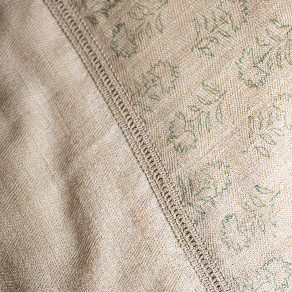 Gigi Coverlet in Natural Silk