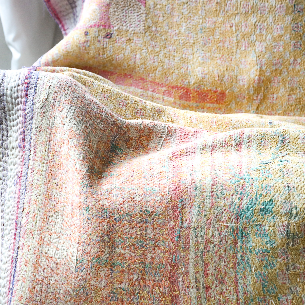 Flora Kantha. Indian hand block print fabric. Block print fabric, vintage kantha, vintage textiles, indian textiles, Indian kantha, Bengali blankets Flora Kantha. Indian hand block print fabric. Block print fabric, vintage kantha, vintage textiles, indian textiles, Indian kantha, Bengali blankets