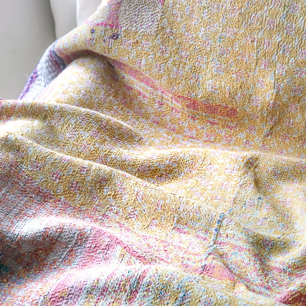 Flora Kantha. Indian hand block print fabric. Block print fabric, vintage kantha, vintage textiles, indian textiles, Indian kantha, Bengali blankets Flora Kantha. Indian hand block print fabric. Block print fabric, vintage kantha, vintage textiles, indian textiles, Indian kantha, Bengali blankets