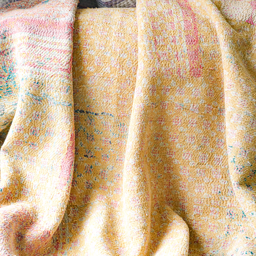 Flora Kantha. Indian hand block print fabric. Block print fabric, vintage kantha, vintage textiles, indian textiles, Indian kantha, Bengali blankets Flora Kantha. Indian hand block print fabric. Block print fabric, vintage kantha, vintage textiles, indian textiles, Indian kantha, Bengali blankets