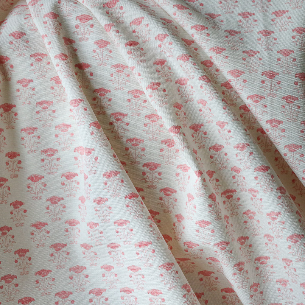 Bitta Fabric in Pink. Indian block print fabric. Block print fabric. Bitta Fabric in Pink. Indian block print fabric. Block print fabric.