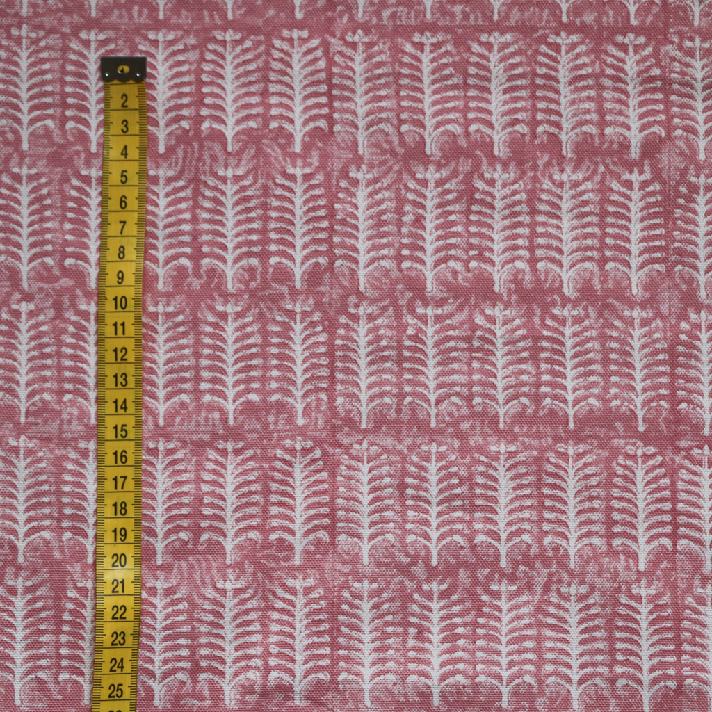 Buffy Fabric in Dusty Rose. Indian block print fabric. Block print fabric.