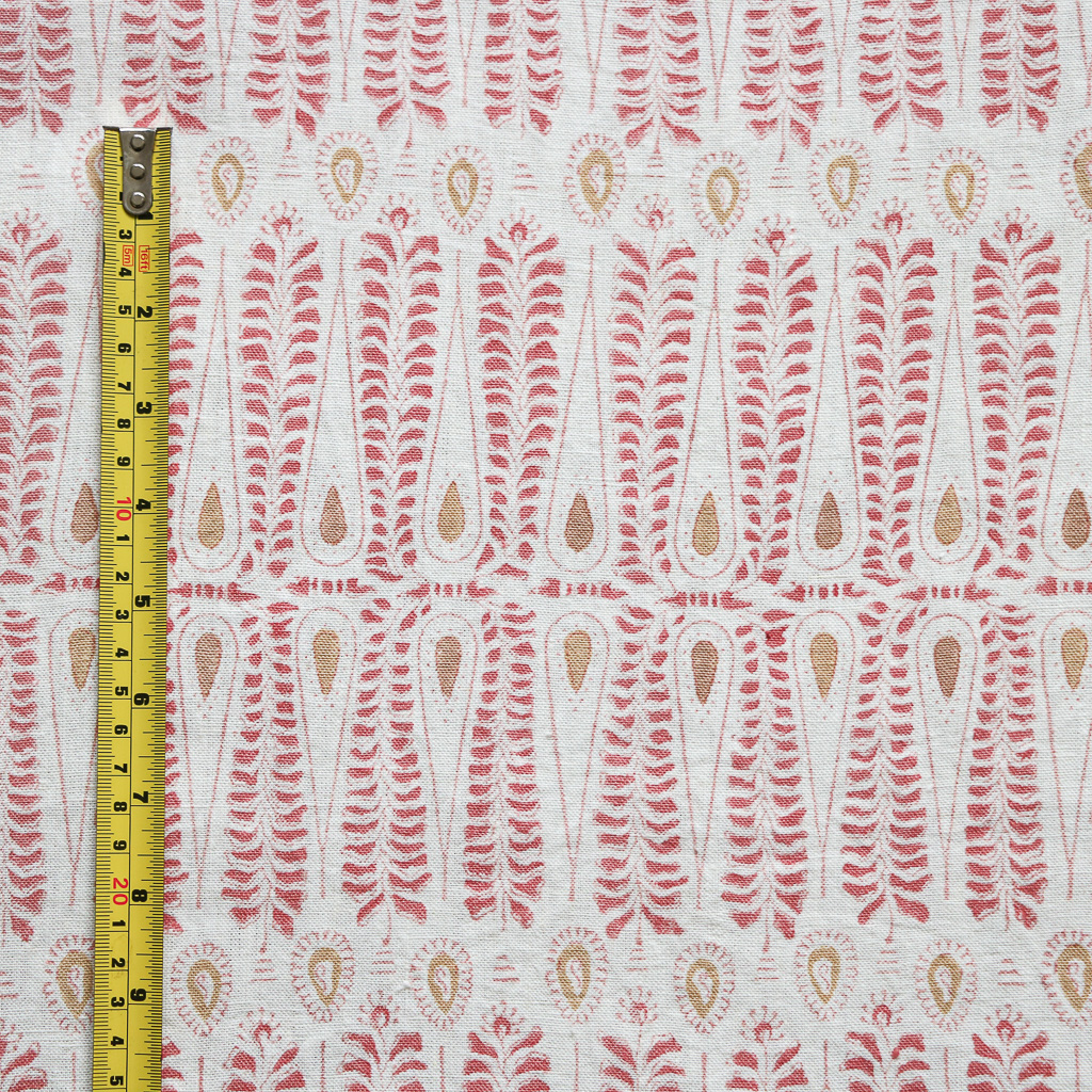 Carolla Fabric in Dusty Rose and Caramel. Indian block print fabric. Block print fabric. Carolla Fabric in Dusty Rose and Caramel. Indian block print fabric. Block print fabric.