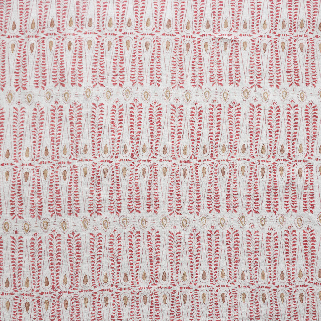 Carolla Fabric in Dusty Rose and Caramel. Indian block print fabric. Block print fabric. Carolla Fabric in Dusty Rose and Caramel. Indian block print fabric. Block print fabric.