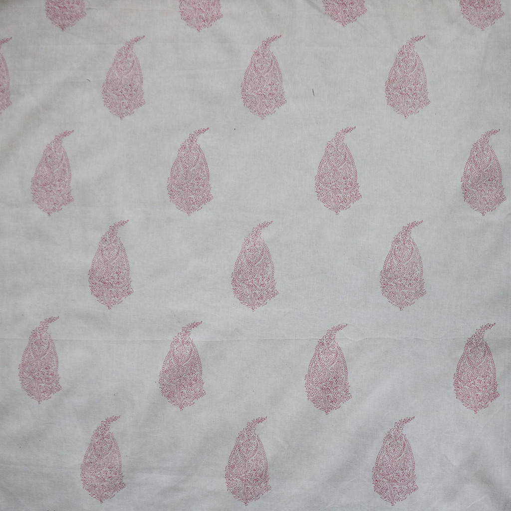 Pink Paisley Fabric. Indian block print fabric. Block print fabric. Pink Paisley Fabric. Indian block print fabric. Block print fabric.