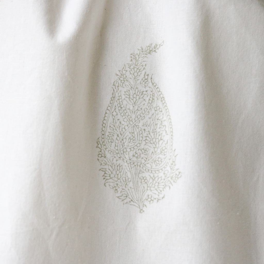 Sage Paisley Fabric. Indian block print fabric. Block print fabric. Sage Paisley Fabric. Indian block print fabric. Block print fabric.