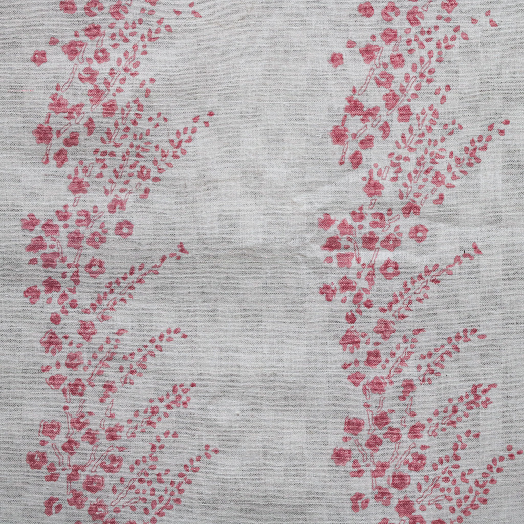 Selina Fabric in Rose. Indian block print fabric. Block print fabric. Selina Fabric in Rose. Indian block print fabric. Block print fabric.