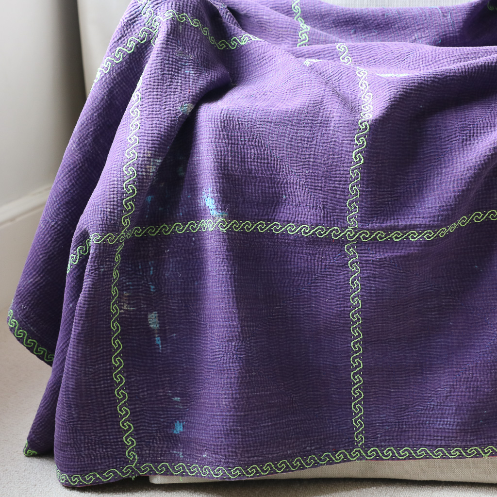 Ursula Kantha. Indian hand block print fabric. Block print fabric. Indian vintage kantha Ursula Kantha. Indian hand block print fabric. Block print fabric. Indian vintage kantha