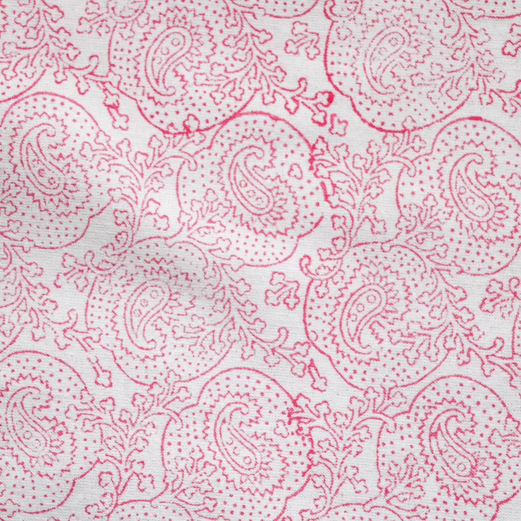 Pink Paisley Vine Block Print Fabric. Indian block print fabric. Block print fabric. Pink Paisley Vine Block Print Fabric. Indian block print fabric. Block print fabric.
