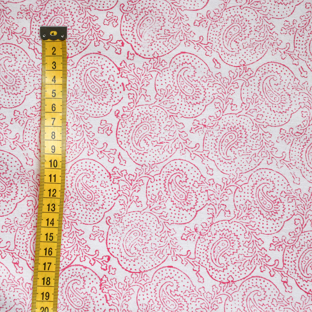 Pink Paisley Vine Block Print Fabric. Indian block print fabric. Block print fabric. Pink Paisley Vine Block Print Fabric. Indian block print fabric. Block print fabric.