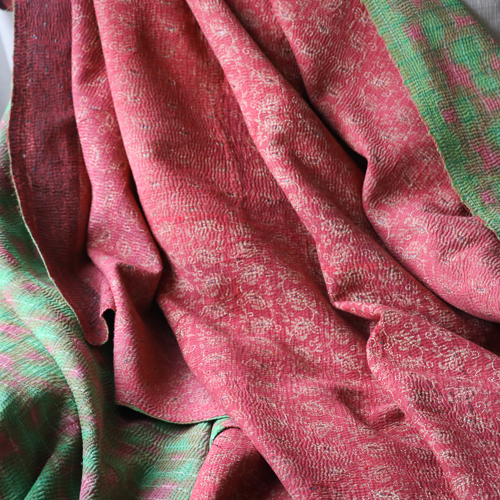 Antara Kantha. Indian hand block print fabric. Block print fabric. Indian vintage kantha Antara Kantha. Indian hand block print fabric. Block print fabric. Indian vintage kantha