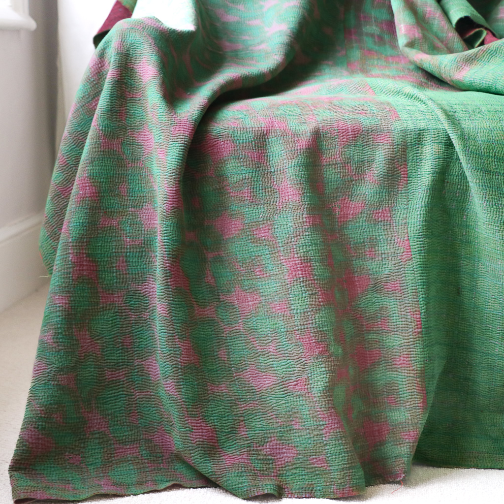 Antara Kantha. Indian hand block print fabric. Block print fabric. Indian vintage kantha Antara Kantha. Indian hand block print fabric. Block print fabric. Indian vintage kantha