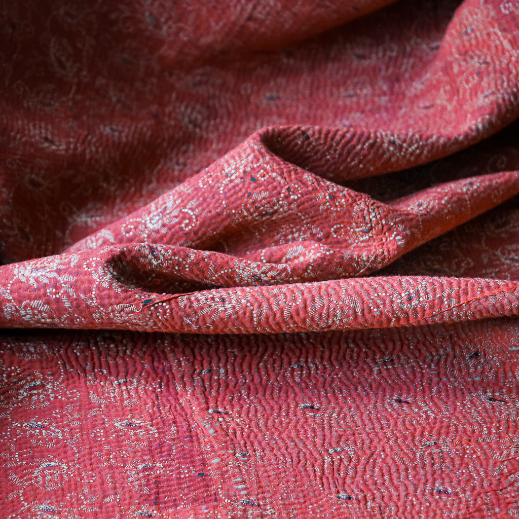 Antara Kantha. Indian hand block print fabric. Block print fabric. Indian vintage kantha Antara Kantha. Indian hand block print fabric. Block print fabric. Indian vintage kantha