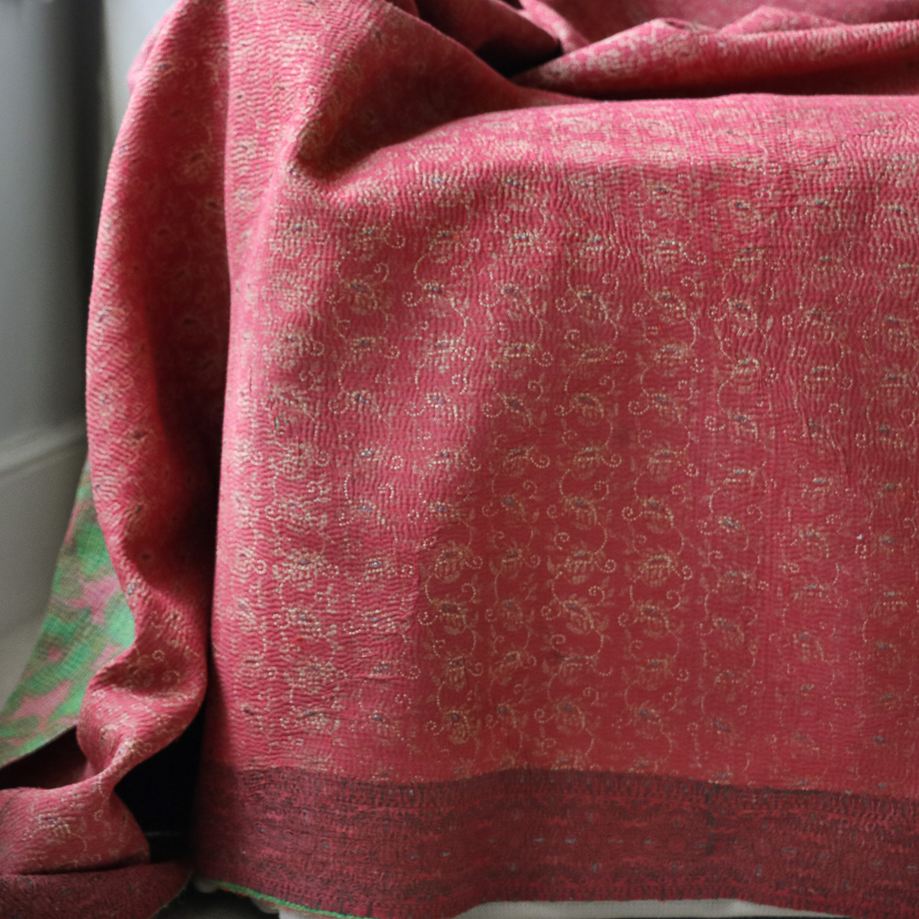 Antara Kantha. Indian hand block print fabric. Block print fabric. Indian vintage kantha Antara Kantha. Indian hand block print fabric. Block print fabric. Indian vintage kantha