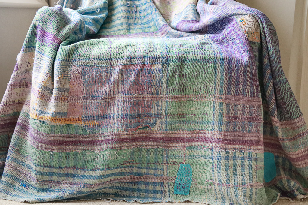 Elsa Kantha. Indian hand block print fabric. Block print fabric, vintage kantha, vintage textiles, indian textiles, Indian kantha, Bengali blankets Elsa Kantha. Indian hand block print fabric. Block print fabric, vintage kantha, vintage textiles, indian textiles, Indian kantha, Bengali blankets