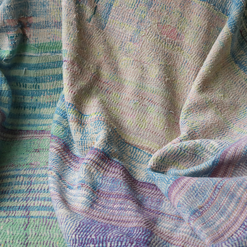 Elsa Kantha. Indian hand block print fabric. Block print fabric, vintage kantha, vintage textiles, indian textiles, Indian kantha, Bengali blankets Elsa Kantha. Indian hand block print fabric. Block print fabric, vintage kantha, vintage textiles, indian textiles, Indian kantha, Bengali blankets