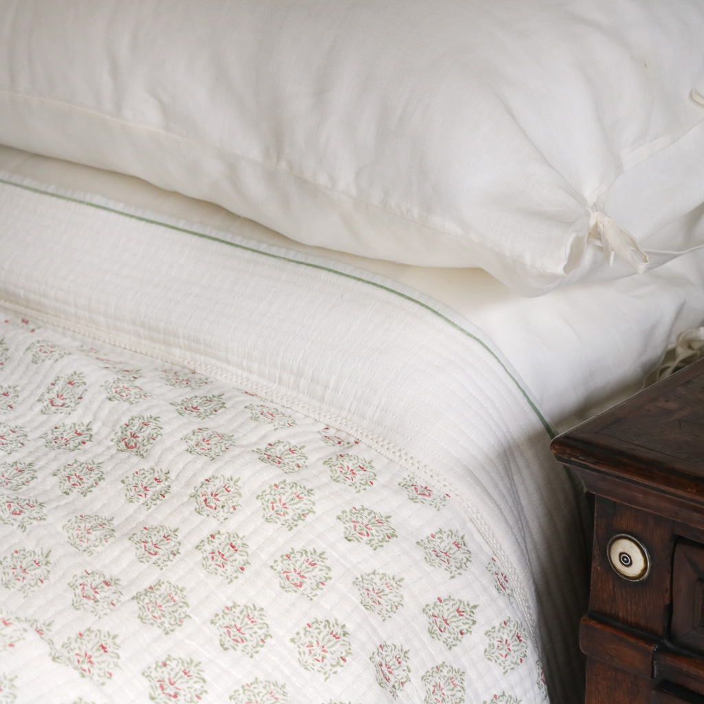 Navina & Adelaide Coverlet, indian block print, indian block print textiles, block print bedding, block print quilts, indian textiles, quits, shenouk, block print Navina & Adelaide Coverlet, indian block print, indian block print textiles, block print bedding, block print quilts, indian textiles, quits, shenouk, block print