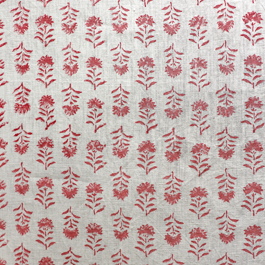 Gigi Tablecloth in Raspberry, linen tablecloths, indian block print, block print, block print tablecloths, linen table linen, table setting, beautiful tables, shenouk Gigi Tablecloth in Raspberry, linen tablecloths, indian block print, block print, block print tablecloths, linen table linen, table setting, beautiful tables, shenouk