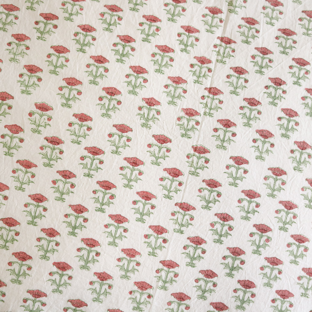 Hazel & Bitta Duvet Cover in Sage, shenouk, indian block print, block print, duvet covers, block print duvet covers, reversible duvet covers, luxury bedding