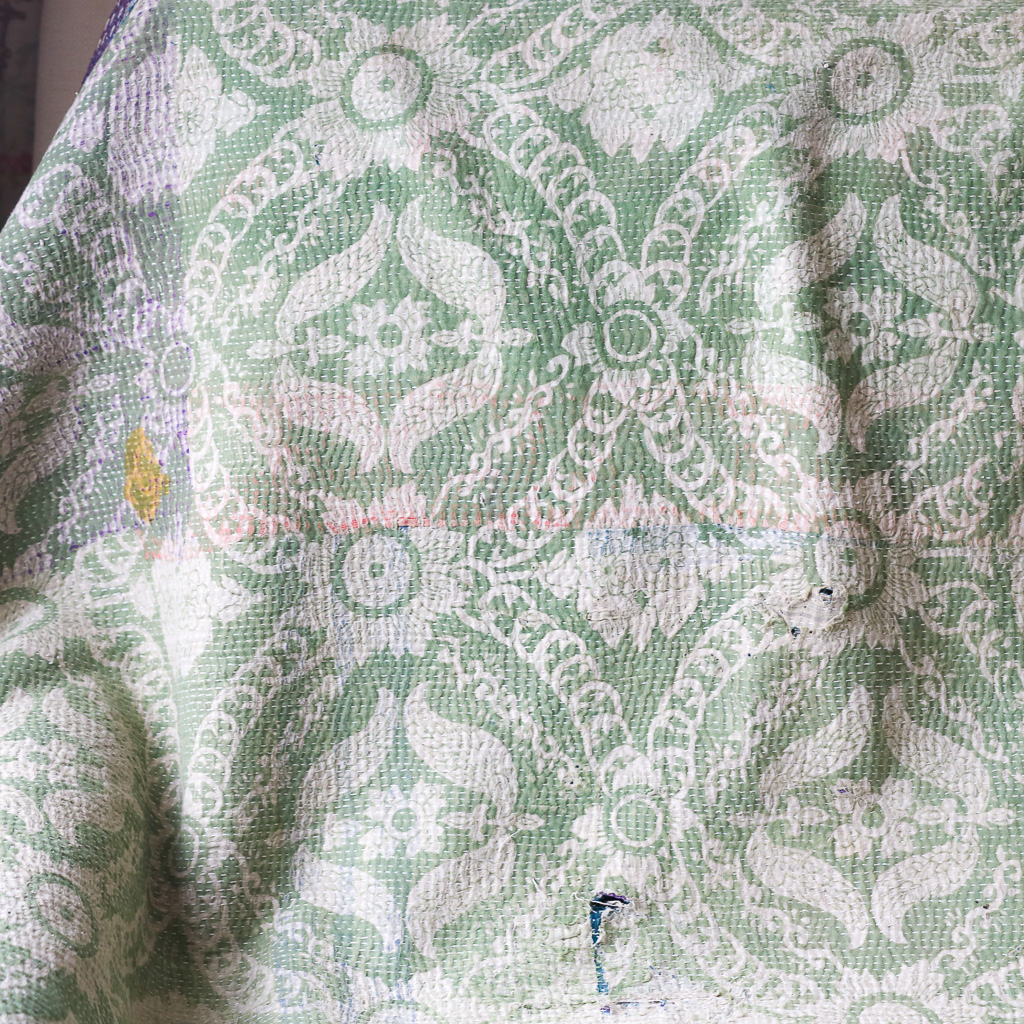 Ettie Kantha. Indian hand block print fabric. Block print fabric, vintage kantha, vintage textiles, indian textiles, Indian kantha, Bengali blankets Ettie Kantha. Indian hand block print fabric. Block print fabric, vintage kantha, vintage textiles, indian textiles, Indian kantha, Bengali blankets