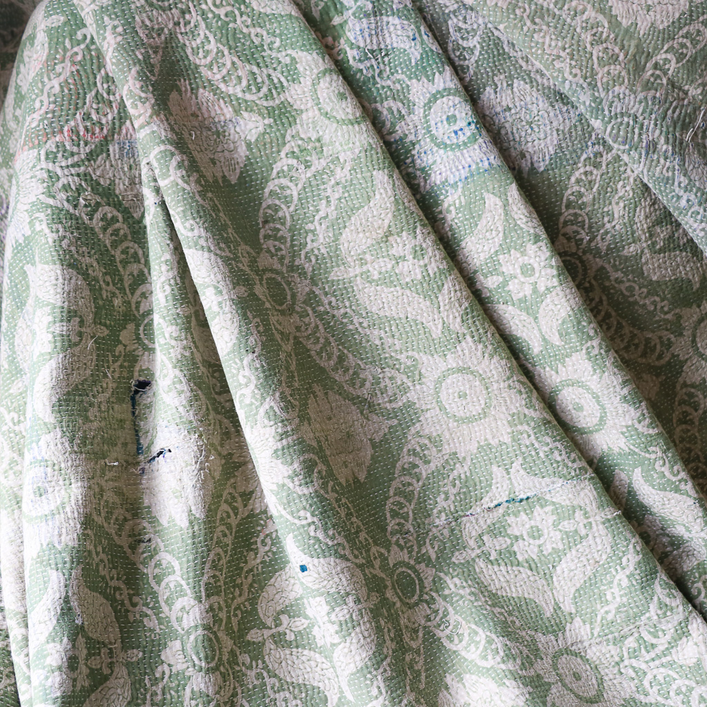 Ettie Kantha. Indian hand block print fabric. Block print fabric, vintage kantha, vintage textiles, indian textiles, Indian kantha, Bengali blankets Ettie Kantha. Indian hand block print fabric. Block print fabric, vintage kantha, vintage textiles, indian textiles, Indian kantha, Bengali blankets