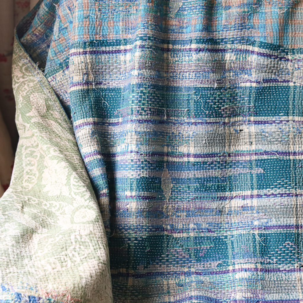 Ettie Kantha. Indian hand block print fabric. Block print fabric, vintage kantha, vintage textiles, indian textiles, Indian kantha, Bengali blankets Ettie Kantha. Indian hand block print fabric. Block print fabric, vintage kantha, vintage textiles, indian textiles, Indian kantha, Bengali blankets