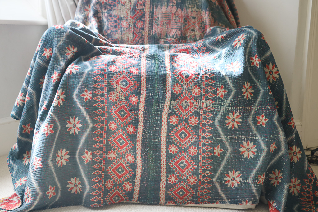 Nora Kantha. Indian hand block print fabric. Block print fabric, vintage kantha, vintage textiles, indian textiles, Indian kantha, Bengali blankets Nora Kantha. Indian hand block print fabric. Block print fabric, vintage kantha, vintage textiles, indian textiles, Indian kantha, Bengali blankets