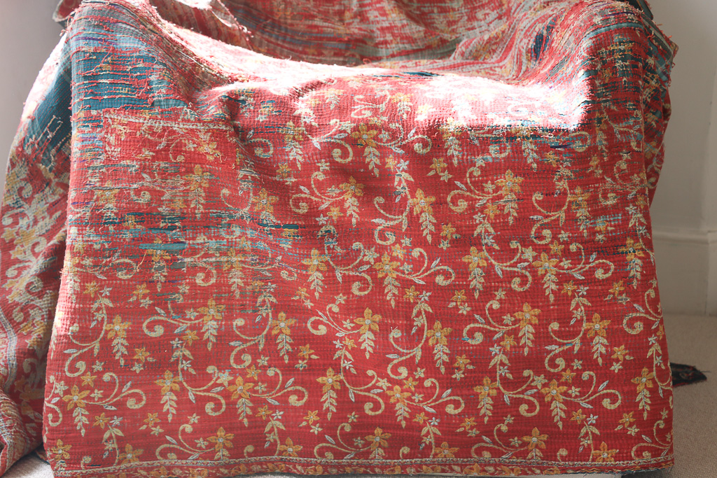 Nora Kantha. Indian hand block print fabric. Block print fabric, vintage kantha, vintage textiles, indian textiles, Indian kantha, Bengali blankets Nora Kantha. Indian hand block print fabric. Block print fabric, vintage kantha, vintage textiles, indian textiles, Indian kantha, Bengali blankets