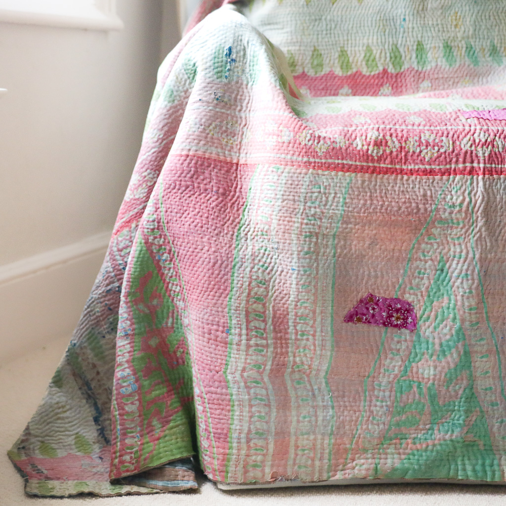 Tammy Kantha. Indian hand block print fabric. Block print fabric, vintage kantha, vintage textiles, indian textiles, Indian kantha, Bengali blankets Tammy Kantha. Indian hand block print fabric. Block print fabric, vintage kantha, vintage textiles, indian textiles, Indian kantha, Bengali blankets