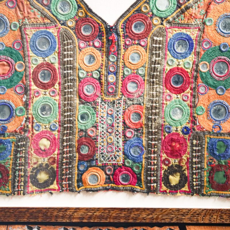 The Library (A), framed vintage textiles, indian embroidery, indian textiles, vintage indian textiles, framed textiles, framed indian textiles, shenouk, indian embroidery, framed indian embroidery