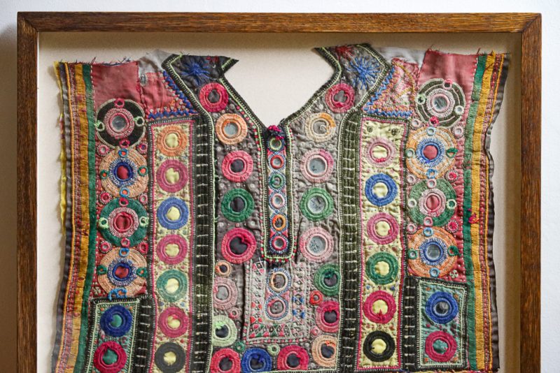The Library (B), framed vintage textiles, indian embroidery, indian textiles, vintage indian textiles, framed textiles, framed indian textiles, shenouk, indian embroidery, framed indian embroidery