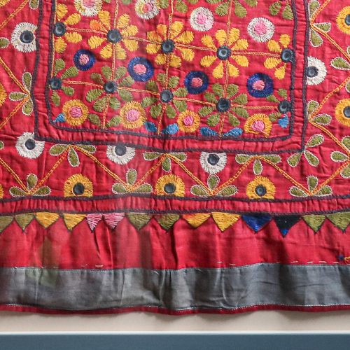 Todd Pond, framed vintage textiles, indian embroidery, indian textiles, vintage indian textiles, framed textiles, framed indian textiles, shenouk, indian embroidery, framed indian embroidery