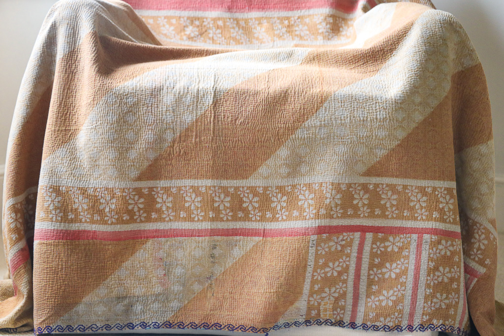Beatrice Kantha. Indian hand block print fabric. Block print fabric, vintage kantha, vintage textiles, indian textiles, Indian kantha, shenouk, Bengali blankets Beatrice Kantha. Indian hand block print fabric. Block print fabric, vintage kantha, vintage textiles, indian textiles, Indian kantha, shenouk, Bengali blankets
