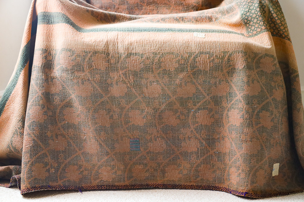 Beatrice Kantha. Indian hand block print fabric. Block print fabric, vintage kantha, vintage textiles, indian textiles, Indian kantha, shenouk, Bengali blankets Beatrice Kantha. Indian hand block print fabric. Block print fabric, vintage kantha, vintage textiles, indian textiles, Indian kantha, shenouk, Bengali blankets