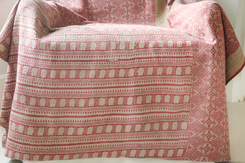 Keira Kantha. Indian hand block print fabric. Block print fabric, vintage kantha, vintage textiles, indian textiles, Indian kantha, shenouk, Bengali blankets Keira Kantha. Indian hand block print fabric. Block print fabric, vintage kantha, vintage textiles, indian textiles, Indian kantha, shenouk, Bengali blankets