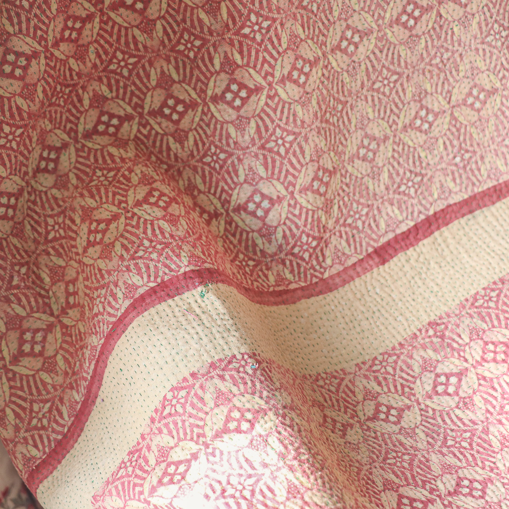 Keira Kantha. Indian hand block print fabric. Block print fabric, vintage kantha, vintage textiles, indian textiles, Indian kantha, shenouk, Bengali blankets Keira Kantha. Indian hand block print fabric. Block print fabric, vintage kantha, vintage textiles, indian textiles, Indian kantha, shenouk, Bengali blankets