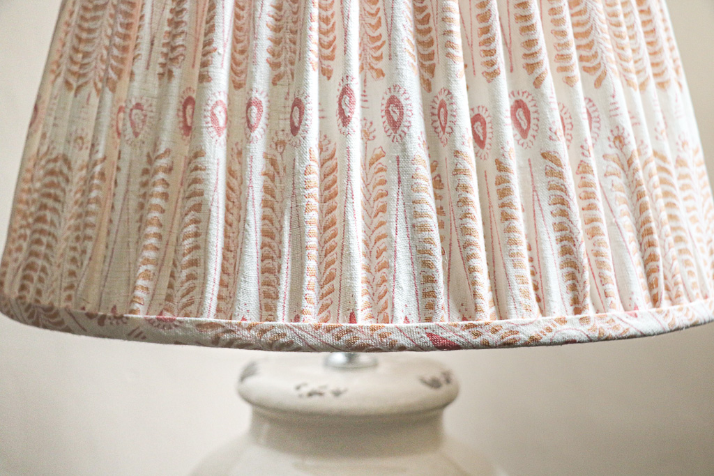 Carolla Lampshade, shenouk, luxury lampshades, indian lampshades, linen lampshades, indian block print, indian textiles, indian block print lampshades, block print lampshades, gathered lampshades, pleated lampshades Carolla Lampshade, shenouk, luxury lampshades, indian lampshades, linen lampshades, indian block print, indian textiles, indian block print lampshades, block print lampshades, gathered lampshades, pleated lampshades