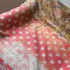 Trixie Kantha. Indian hand block print fabric. Block print fabric, vintage kantha, vintage textiles, indian textiles, Indian kantha, shenouk, Bengali blankets