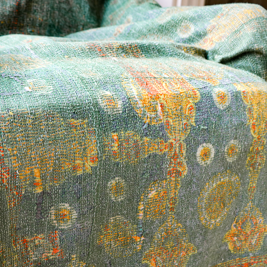 Evelyn Kantha, Indian hand block print fabric. Block print fabric, vintage kantha, vintage textiles, indian textiles, Indian kantha, shenouk, Bengali blankets Evelyn Kantha, Indian hand block print fabric. Block print fabric, vintage kantha, vintage textiles, indian textiles, Indian kantha, shenouk, Bengali blankets