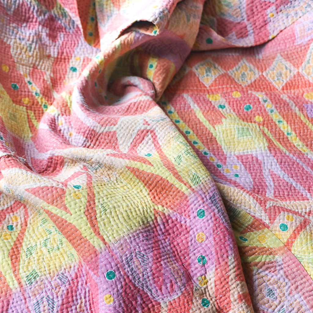 Kylie Kantha, Indian hand block print fabric. Block print fabric, vintage kantha, vintage textiles, indian textiles, Indian kantha, shenouk, Bengali blankets Kylie Kantha, Indian hand block print fabric. Block print fabric, vintage kantha, vintage textiles, indian textiles, Indian kantha, shenouk, Bengali blankets