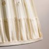 Laxmi Lampshade, pleated lampshades, gathered lampshades, handmade lampshades, interior design, English lampshades, indian fabric lampshades, indian block print, block print lampshades, English interiors, artisan fabrics